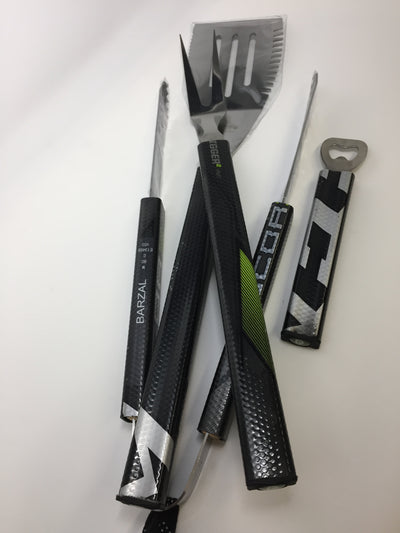 NHL Player Used BBQ Set