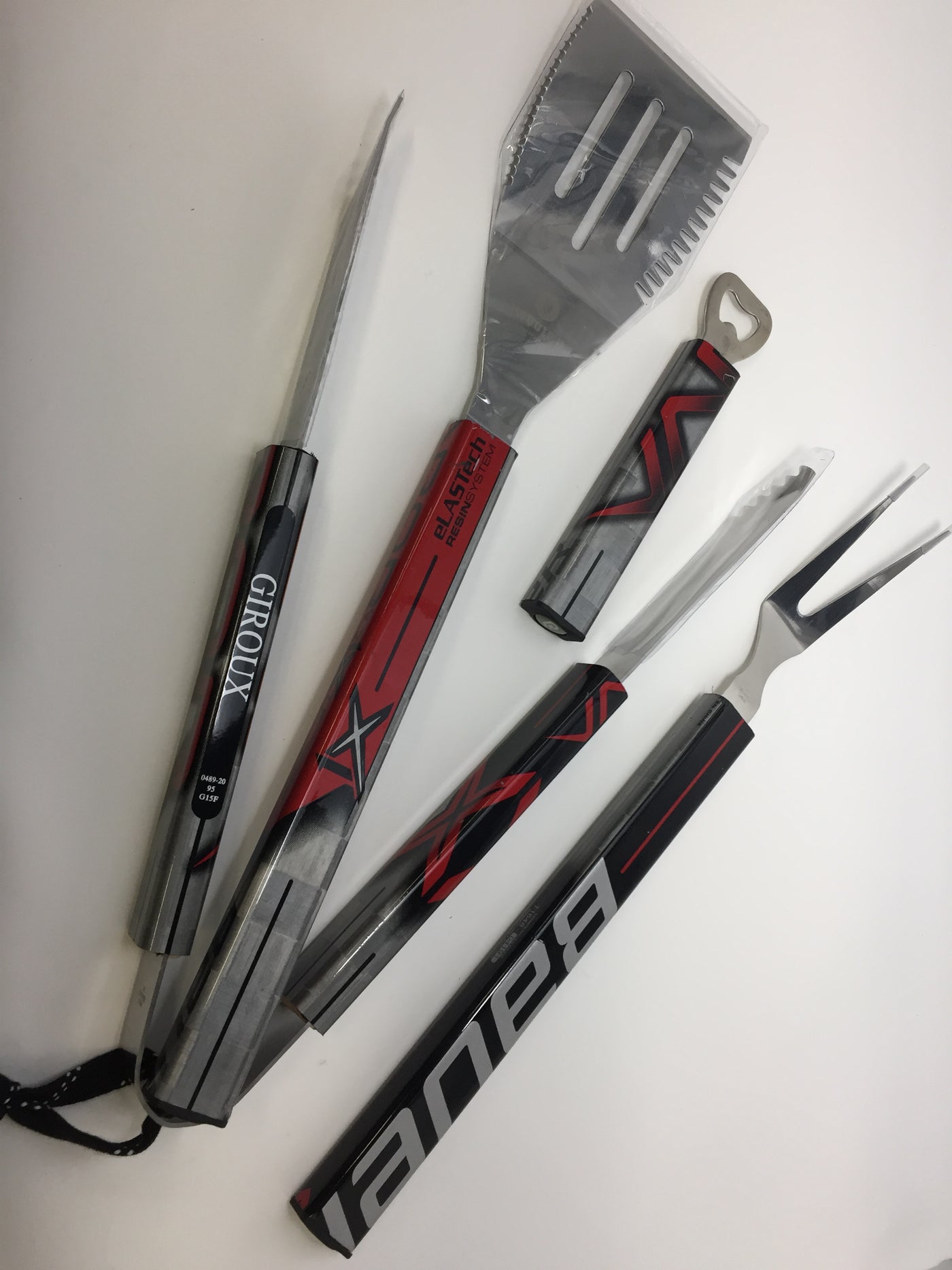 NHL Player Used BBQ Set