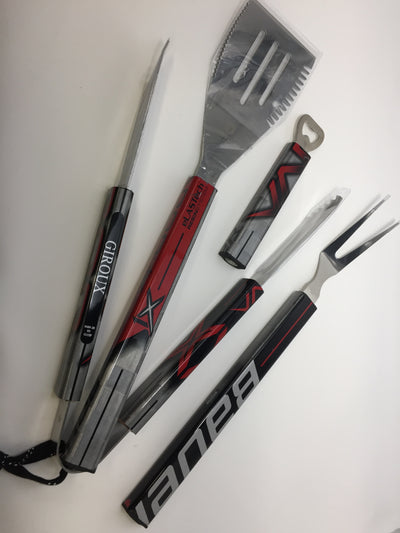 NHL Player Used BBQ Set